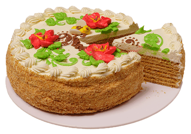 Торт "Медовый аромат"  0,500 кг