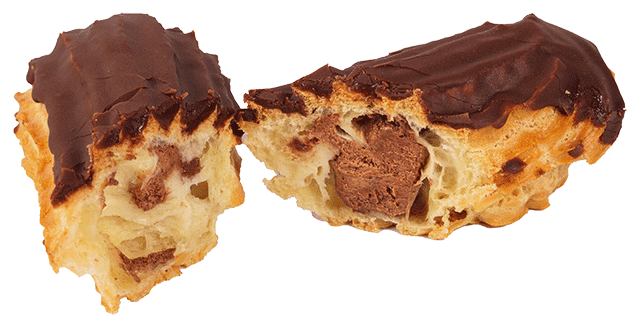 Пирожное "Лакомка" (с шоколадным кремом), 90 гр.